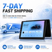 En stock, livraison sous 7 jours : Autoradio Android T60 9 pouces 4+64G avec CarPlay sans fil, Android Auto, DSP et sortie vidéo 360°