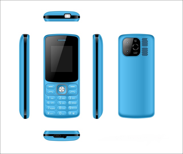 OEM Wholesale Original 1.77" Classic Straight Button Mobile Phone T1 Simple GSM 2G