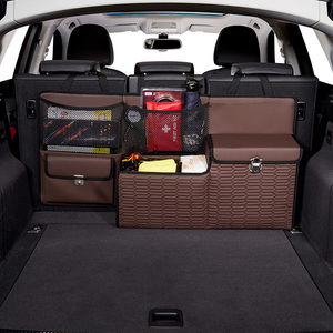 Car Organizer Storage Newest Car Styling Car Trunk Tools Organizer Washable Car Bag Organizer Heavy Duty Collapsible Trunk Organizer Cargo Storage Box