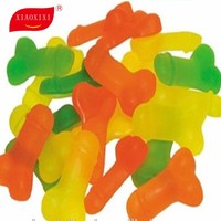 Bonbons en forme de pénis, gomme à mâcher en forme de pénis, gode en gomme