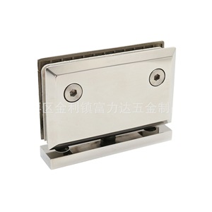 Bisagra de acero inoxidable con clip para vidrio, giratoria 360 grados, para mampara de ducha, puerta de baño, espejo, acabado brillante - Product Image 4