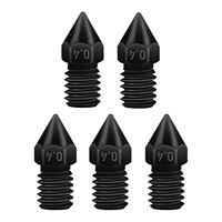 Imprimante 3D Ideaformer IR3 V1/V2, buse en acier trempé noir, quatre tailles disponibles 0,4/0,6/0,8/1,75 mm, compatible 3g, autres marques