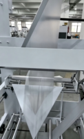 Mesin Pembuat Kantong Plastik PE Otomatis Penuh DFQ-900mm Kecepatan Tinggi dalam Gulungan dengan Label dan Kontrol PLC