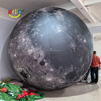 Festival décorant la grande lune gonflable ballon gonflable système solaire boule de planète