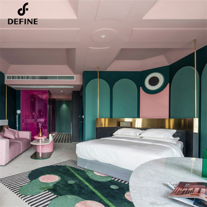 Set di <span class=keywords><strong>arredamento</strong></span> della camera da letto dell'<span class=keywords><strong>hotel</strong></span> di lusso italiano moderno King Size <span class=keywords><strong>Hotel</strong></span> Set di camere da letto con divano sedia - Product Image 6