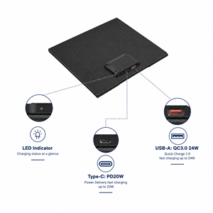 Panneau <span class=keywords><strong>Solaire</strong></span> Portable Pliable en Gros 15W 30W 60W <span class=keywords><strong>Chargeur</strong></span> USB pour Camping et Alimentation de Secours d'Urgence - Product Image 3