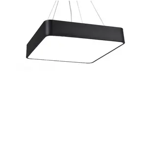 Lámpara led de techo montada en superficie regulable, moderna, a precio de fábrica, carcasa de aluminio, panel cuadrado led, carcasa de luz