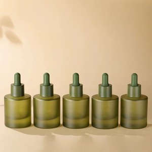 Flacone Contagocce in Vetro <span class=keywords><strong>Verde</strong></span> Satinato con Serigrafia - Contenitore per Oli Essenziali <span class=keywords><strong>e</strong></span> Sieri da 15ml/30ml - Product Image 6