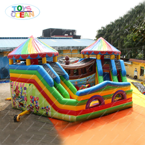 Thiết Kế Mới Bounce House Summer <span class=keywords><strong>Fun</strong></span> Đồ Chơi Trẻ Em Của Lâu Đài <span class=keywords><strong>Inflatable</strong></span> Trượt Trampoline Với Slide - Product Image 4