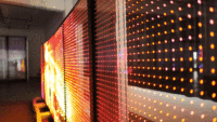 Mur vidéo en verre photoélectrique LED ultra clair Mur LED en verre P5 P6 P8 P10
