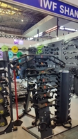 DINUO Lot de 8 poignées ergonomiques magnétiques, accessoires pour machine à câble, poignées de traction pour entraînement du dos