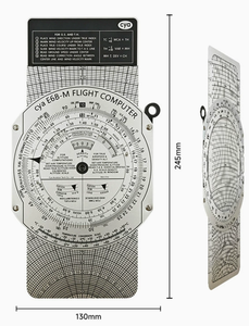DF E6B-M Suministros de Dibujo Técnico, Reglas, Herramientas de Navegación para Estudiantes, Suministros de Aviación, Herramienta de Guía Gráfica Deslizante para Mapas, Computadora de Vuelo - Product Image 3