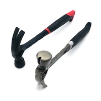 Marteau à griffes monobloc de 16oz en acier massif avec poignée en caoutchouc ergonomique