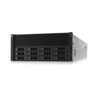 Gooxi rak SYR4108G-D12R-G4 4U Server terbaru Zen 4 Charles AI 8 GPU RTX AMD termasuk 5090 4090 4070 3090 Xeon stok bekas