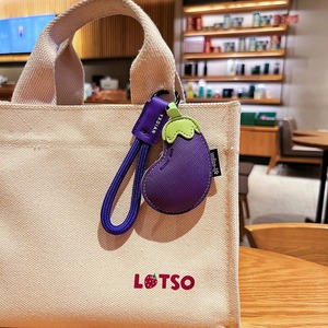 Cute Leather Bag Pendant Carrot Chili Personalized Electric Car Vegetable Light <b>Keychain</b> High Quality Silk Screen Printed - Product Image 4