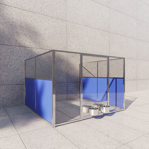 Çin Fabrikası Sıcak Satış Yeni Tasarım Çevre Dostu Ağır Hizmet Tipi Lüks Büyük Köpek Kulübesi 304 Paslanmaz Çelik Özelleştirilebilir Boyut - Product Image 6