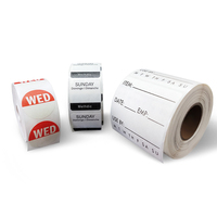 Étiquettes autocollantes personnalisées imprimables à l'encre thermique 120mm*60mm 200 autocollants résistants à l'eau en PP