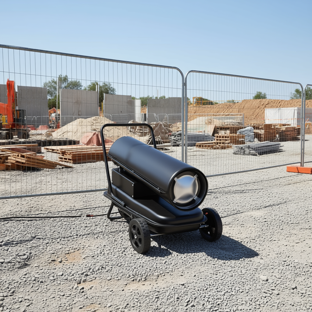 Portable Torpedo Heater 125000 BTU Kerosene Diesel Construction
