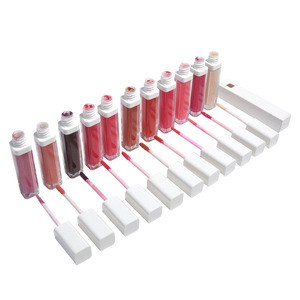 Rouge à lèvres liquide mat rose nude longue tenue MLM, hydratant minéral, logo personnalisé, marque privée, sans cruauté, végétalien, fini mat brillant - Product Image 3