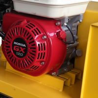 Compacteur vibrant à tambour unique de 350 kg, mini-rouleau compresseur hydraulique pour la construction routière