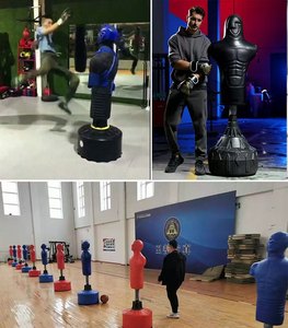 Sac <span class=keywords><strong>de</strong></span> <span class=keywords><strong>frappe</strong></span> sur pied Quteng, nouveau style, directement <span class=keywords><strong>de</strong></span> l'usine, <span class=keywords><strong>mannequin</strong></span> <span class=keywords><strong>de</strong></span> <span class=keywords><strong>boxe</strong></span> en silicone avec hauteur réglable et conception durable - Product Image 5