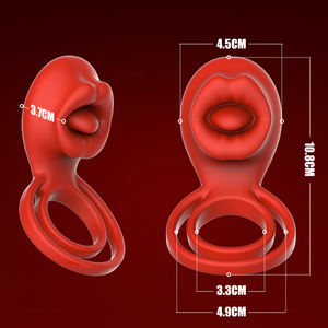 App con anello vibrante vibrante con stimolatore clitorideo per piacere pene anello vibratore coppie per adulti giocattoli sessuali per uomini e donne - Product Image 6