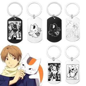 Anime Natsumes libro de amigos llavero Natsume Takashi <span class=keywords><strong>Madara</strong></span> gato de la suerte Halloween Moda hombre mujer <span class=keywords><strong>Cosplay</strong></span> accesorios regalos - Product Image 1