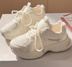 <span class=keywords><strong>Sneakers</strong></span> <span class=keywords><strong>bianche</strong></span> Casual da donna scarpe da corsa comode e traspiranti di buona qualità per ragazze taglia 35-40 per la primavera - Product Image 4