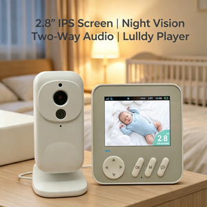 Factory ODM Private Label Baby Monitor 2.8 Inch IPS Screen Custom Logo Digital <b>Nanny</b> <b>Cam</b> - Product Image 1