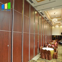 Cloison amovible pliante EBUNGE en aluminium et MDF sur mesure pour hôtel, école, gymnase