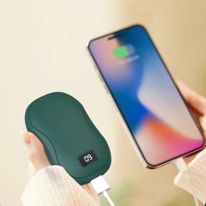 Chauffe-mains électrique rechargeable Banque portable Connexion USB Chauffage de poche pour le camping en plein air Cadeau parfait pour femmes filles - Product Image 6