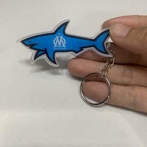 Creatieve Haaientoetsen Op Maat Aan Beide Zijden Harde Plastic Verf Sleutelhanger Gepersonaliseerd Paul Et Haai Jul Vrunk Omerta Sleutelhanger - Product Image 4