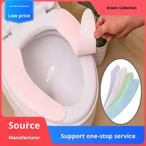 Almohadilla Adhesiva Impermeable para Asiento de Inodoro con Diseño de Dibujos Animados, Lavable, Universal, de una Sola Pieza, para Todas las Estaciones - Product Image 2