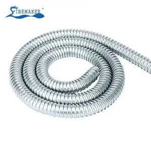 1-1/4 Inch Electrical Corrugated Metal Tube Galvanized Steel Flexible Conduit For Wire Protection Tube