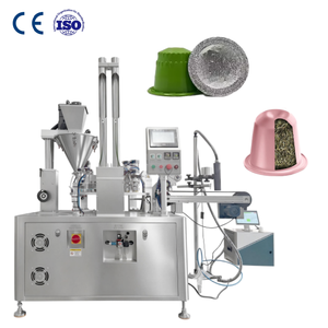 Machine de remplissage et de scellage automatique pneumatique pour capsules K-Cup et <span class=keywords><strong>Nespresso</strong></span>, facile à utiliser, pour poudre de thé Matcha Super Green - Product Image 1