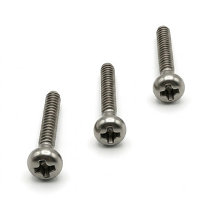 Vis à tête ronde Phillips en acier inoxydable Chuanghe 316 DIN912, pièces de précision pour semi-conducteurs - Product Image 2