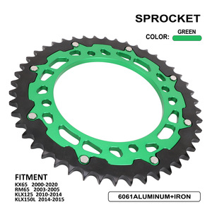 Piñón y Cadena para Motocicletas Todoterreno KX65, RM65, KLX125/150L - Product Image 4
