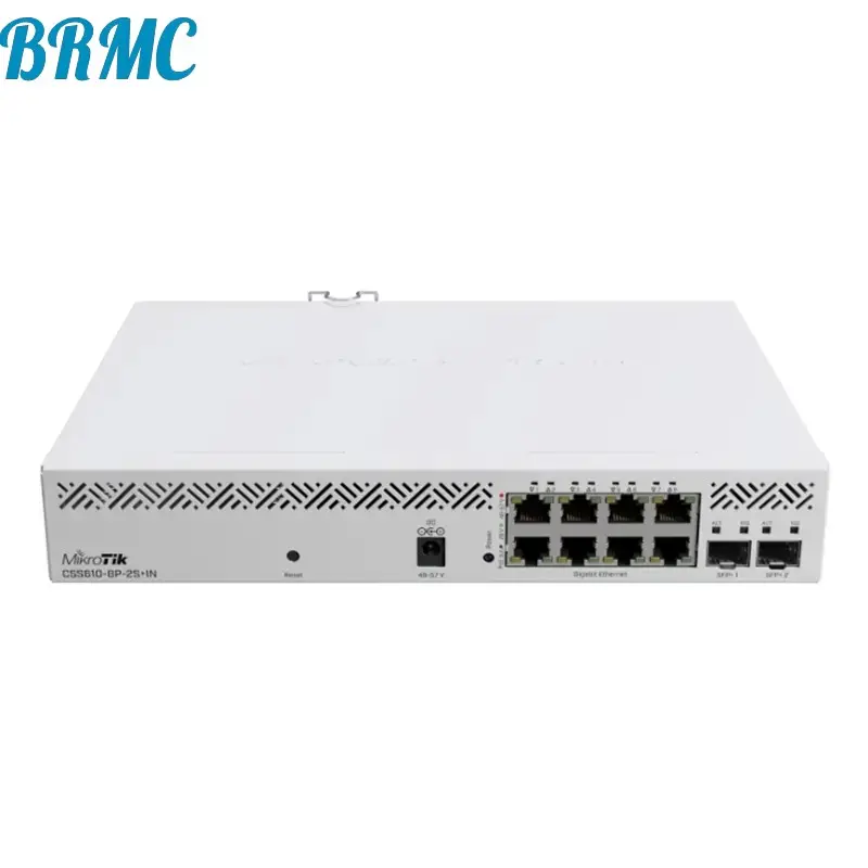 CSS610-8P-2S + IN Switch 8x 1000 Mb/s PoE, 2x SFP, VLAN işletim sistemi CSS610-8P-2S + IN