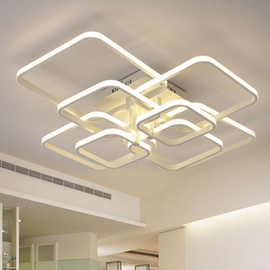 Carré Lumière Stander Mariage Plafond Pendentif Lampes Chine Moderne Led Plafond En Aluminium Plafond Suspendu Lampe Cadre MD85007 - Product Image 6
