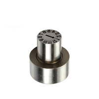 Poinçon de date pour moule de véhicule en acier DIN Standard S136, dureté élevée 50-55HRC, avec marquages clairs et durables