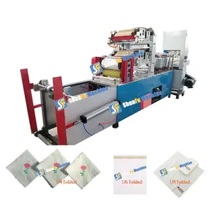 2 Color Printing Napkin Tissue Paper Machine Serviette Paper Making Machine