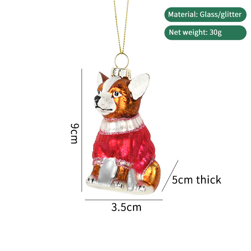 Red puppy pendant (1)