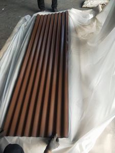 Lámina de Acero Corrugado con Recubrimiento de Color de 0.5 mm de Espesor, Lámina de Acero Corrugado de <span class=keywords><strong>6</strong></span> <span class=keywords><strong>Metros</strong></span>, Placas de Acero Prepintadas en Oferta - Product Image 3