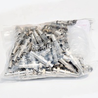Connecteurs BNC mâles à vis en plastique pour câble coaxial RG59, 50-0-3 GHz, pour système de caméra CCTV