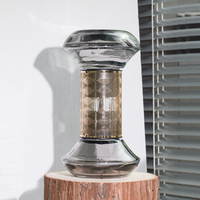 Diffuseur de parfum personnalisé de luxe en verre avec bâtonnets, lampe catalytique, longue durée, écologique, sans parabène, sans alcool