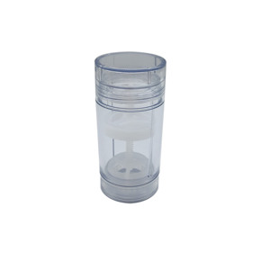 Best china low price PP transparent deodorant container tube shape 50ml deodorant container