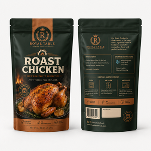 Bolsas <span class=keywords><strong>de</strong></span> Plástico con Cierre para Comida para Llevar, Aptas para Microondas, Impresas Personalizadas, para Pollo Asado en Rostizador - Product Image 6
