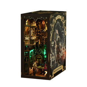 Casas de Muñecas Hechas a Mano, Rincón de Lectura, <span class=keywords><strong>Casa</strong></span> de Muñecas de Adivinación, Kit Creativo de Ensamblaje 3D para <span class=keywords><strong>Casa</strong></span> de Muñecas, Regalo de Cumpleaños para Niñas - Product Image 1