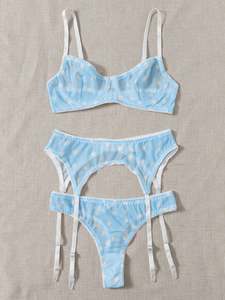 Sujetador fino <span class=keywords><strong>Sexy</strong></span> <span class=keywords><strong>de</strong></span> verano, vestido transparente, calzoncillos, corazón <span class=keywords><strong>de</strong></span> melocotón, Red <span class=keywords><strong>de</strong></span> Spandex, traje <span class=keywords><strong>de</strong></span> mujer, lencería <span class=keywords><strong>Sexy</strong></span>, conjunto <span class=keywords><strong>de</strong></span> tres piezas - Product Image 6