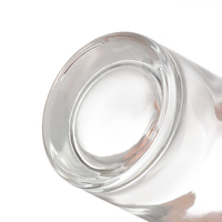 Diffuseur de parfum cylindrique en verre haut de gamme de luxe avec bouchons métalliques multicolores, impression sérigraphique pour la maison